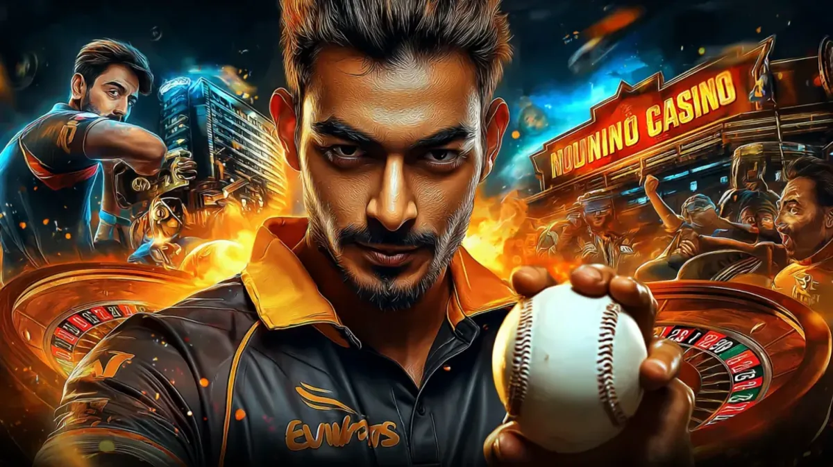 একজন তীব্র ক্রিকেট খেলোয়াড় খেলার স্টেডিয়ামকে(cxbet) গেমিং প্ল্যাটফর্মের প্রাণবন্ত নিযন-আলোকিত আবহাওয়ার সাথে মেশানো একটি জটিল ছবিতে ক্রিকেট বলটি ধরে রয়েছেন।